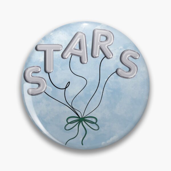 Item preview, Dallas Stars inspired button-pin-sticker designed and sold by Victoriagreenjewelry.