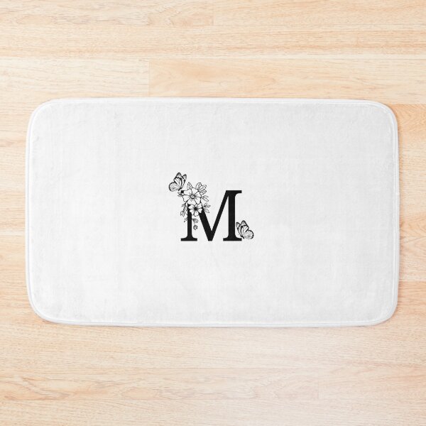 Item preview, Monarch Butterfly Monogram Letter M Botanical Line Art designed and sold by DEIVINM.