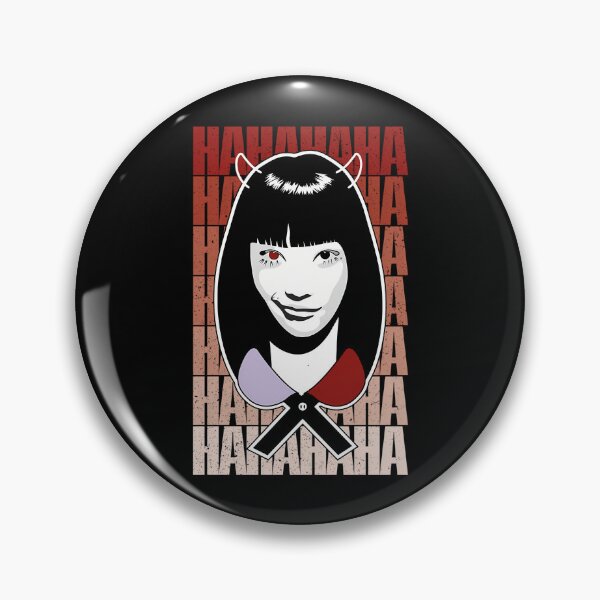 Item preview, The Girl From Nowhere Japanese Hair Cut Scissors Red Laugh designed and sold by MorgBenson.