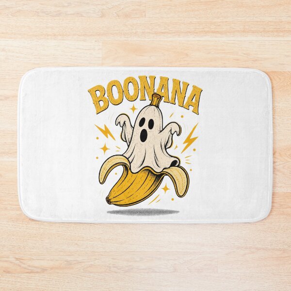 Item preview, Boonana Funny Ghost Banana Retro Halloween Pun Spooky Cute designed and sold by DYAFLK.