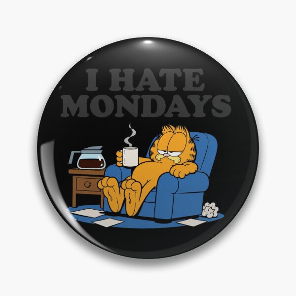 Item preview, Garfield I Hate Mondays Funny Coffee Monday Mood designed and sold by Biancadann.