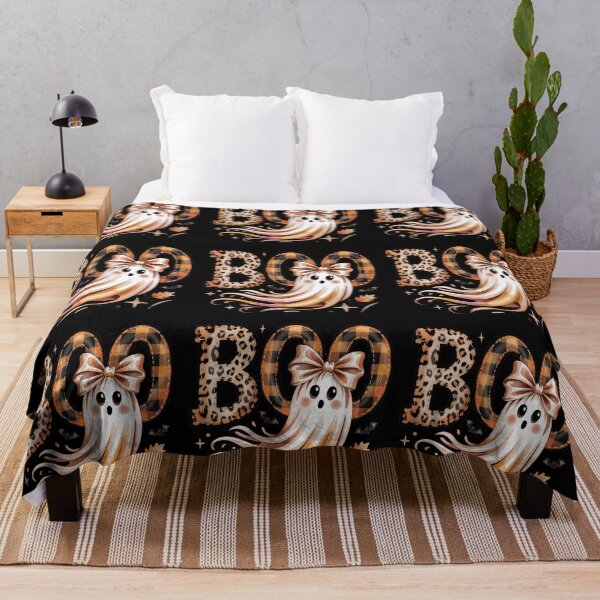 Item preview, Cute Boo Ghost Halloween, Buffalo Plaid Spooky Fall designed and sold by Zizo-DR44.