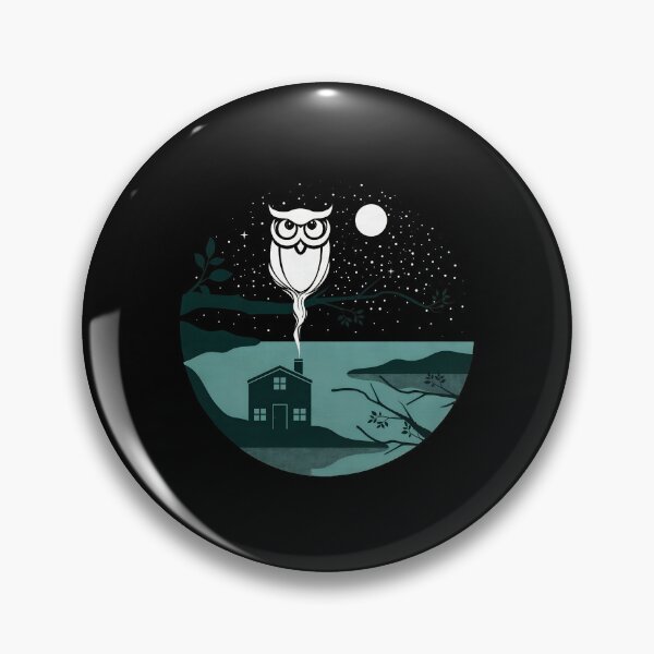 Item preview, Cozy Owl Night Home Art designed and sold by helencacu.