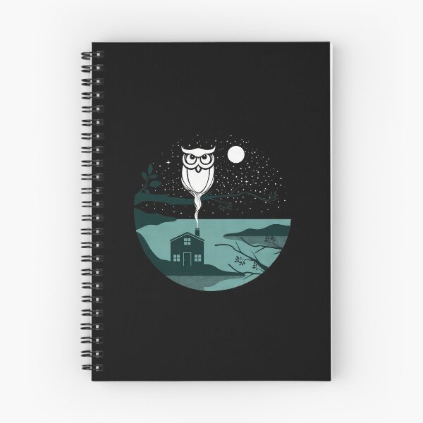 Item preview, Cozy Owl Night Home Art designed and sold by helencacu.