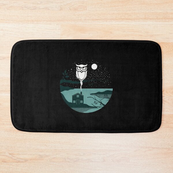 Item preview, Cozy Owl Night Home Art designed and sold by helencacu.