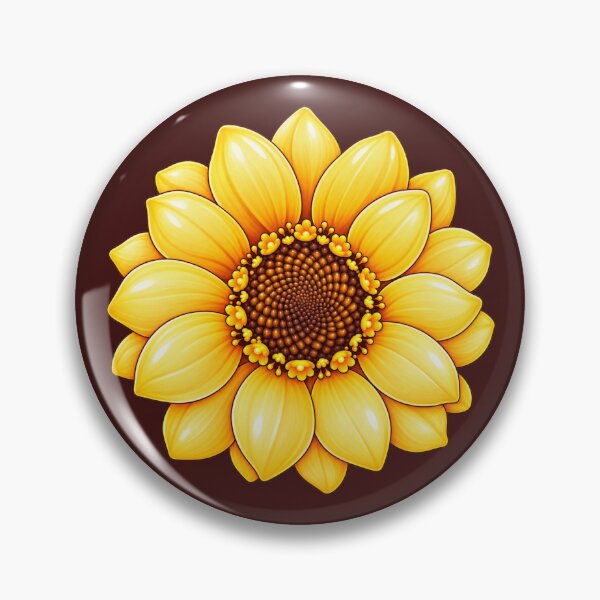 Item preview, Cute Golden Sunflower Botanical Art designed and sold by HO•Designs.
