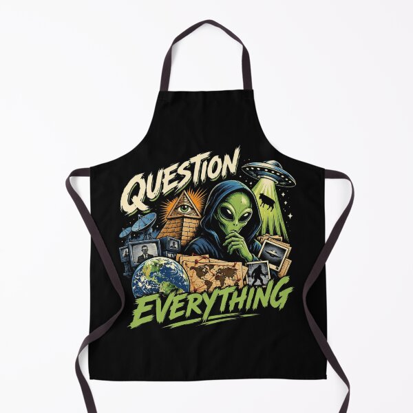 Item preview, Question Everything Retro Mystery Paranormal Humor designed and sold by BethanyAguirre.