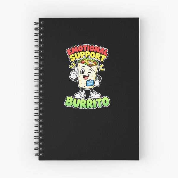Item preview, Funny Emotional Support Burrito Food Humor Art designed and sold by elderberry.