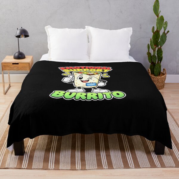 Item preview, Funny Emotional Support Burrito Food Humor Art designed and sold by elderberry.