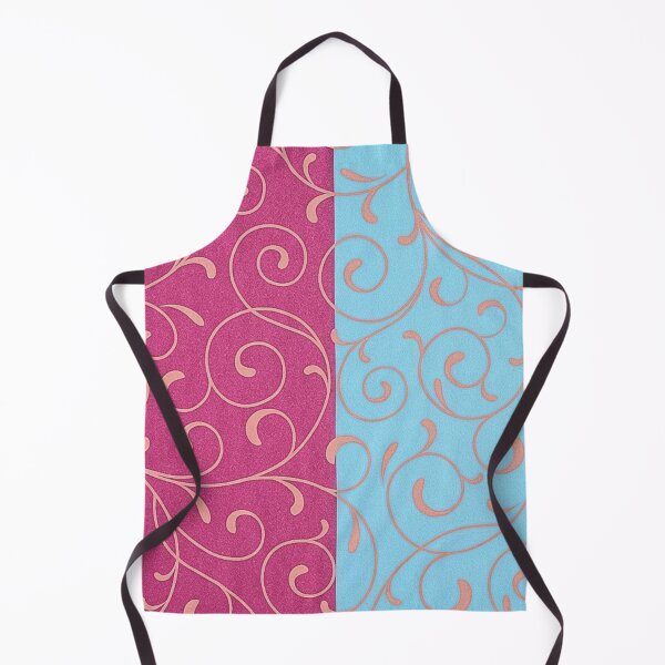 Item preview, Pink and Blue Swirl Pattern – Elegant Filigree & Scrollwork Vine Design designed and sold by Sakshiartwork.