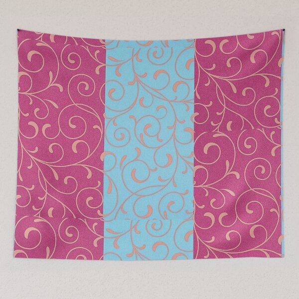 Item preview, Pink and Blue Swirl Pattern – Elegant Filigree & Scrollwork Vine Design designed and sold by Sakshiartwork.