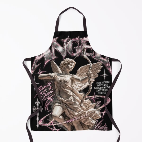 Item preview, Y2K Angel Sculpture - Gothic Chrome Streetwear designed and sold by wilnickvisuals.