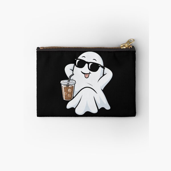 Item preview, Cool Ghost Drinking Iced Coffee Funny Halloween Summerween designed and sold by BethanyAguirre.