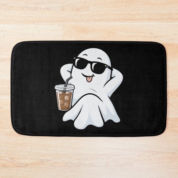 Item preview, Cool Ghost Drinking Iced Coffee Funny Halloween Summerween designed and sold by BethanyAguirre.