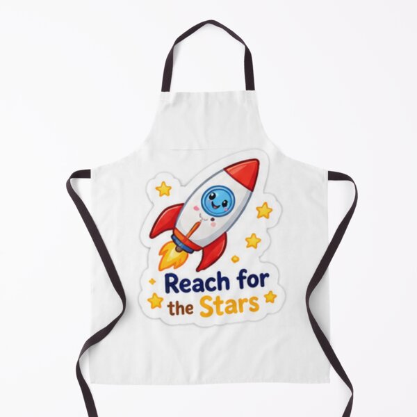 Item preview, Cute Rocket Reach for the Stars Sticker designed and sold by LearnFunStore.