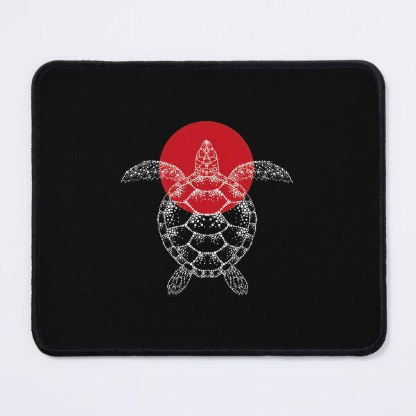 Item preview, Dot Art Sea Turtle Red Sun Graphic designed and sold by lasopent.