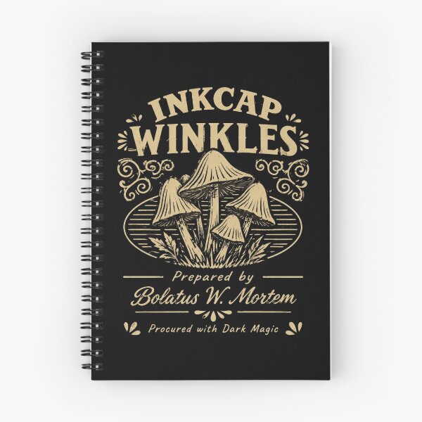 Item preview, Inkcap Winkles Potion Label Vintage Occult Botanical designed and sold by Biancadann.