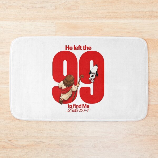 Item preview, He Left The 99 To Find Me Jesus Snoopy Luke 15_17 designed and sold by Maronedgeshop.
