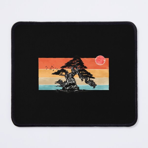 Item preview, Dragon Tree Bonsai Sunset Birds Art designed and sold by lamercarv.