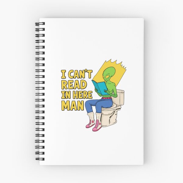 Item preview, I Can't Read - Alien Club  designed and sold by CochraneCo.