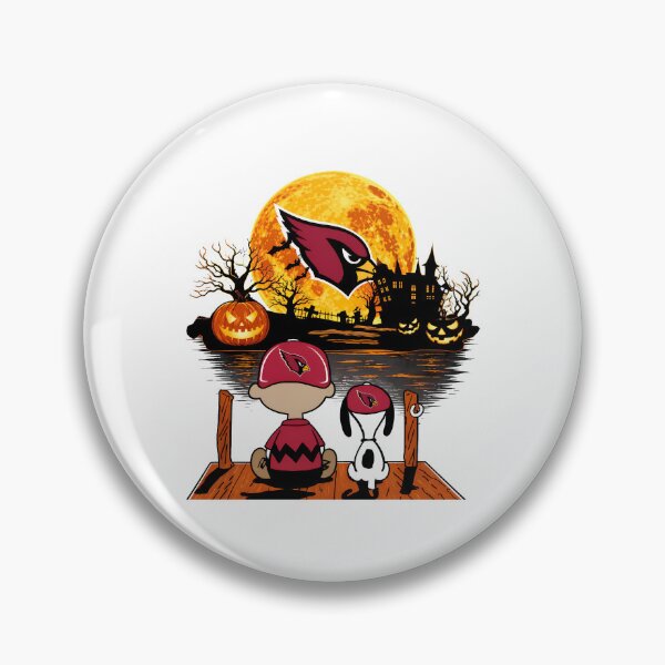 Item preview, Halloween Cardinals Charlie Brown Snoopy Spooky Moon designed and sold by Maronedgeshop.