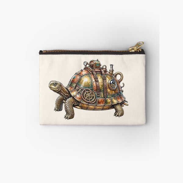 Item preview, Steampunk Turtle – Vintage Watercolor Mechanical Tortoise designed and sold by SweetLilith.