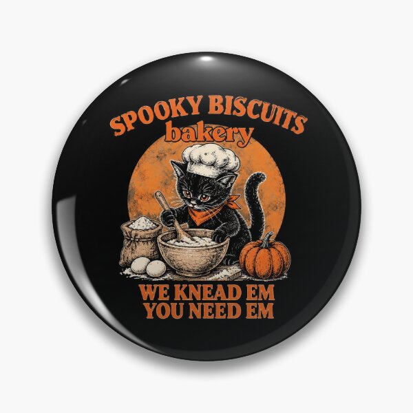 Item preview, Spooky Halloween Kitty Biscuits We Knead Em Cozy designed and sold by BrooksBriggs.