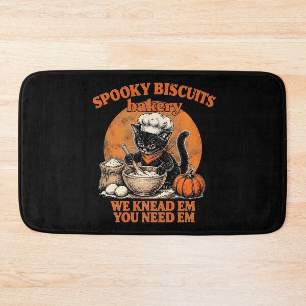 Item preview, Spooky Halloween Kitty Biscuits We Knead Em Cozy designed and sold by BrooksBriggs.