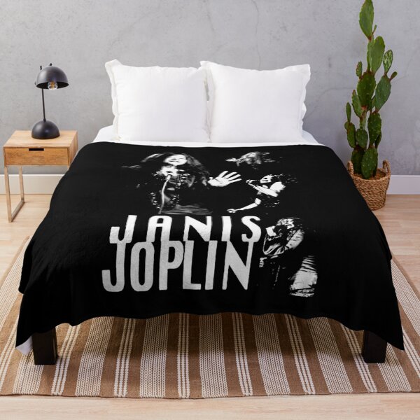 Item preview, Vintage Janis Joplin Black and White Graphic Poster Design designed and sold by Nfx2.