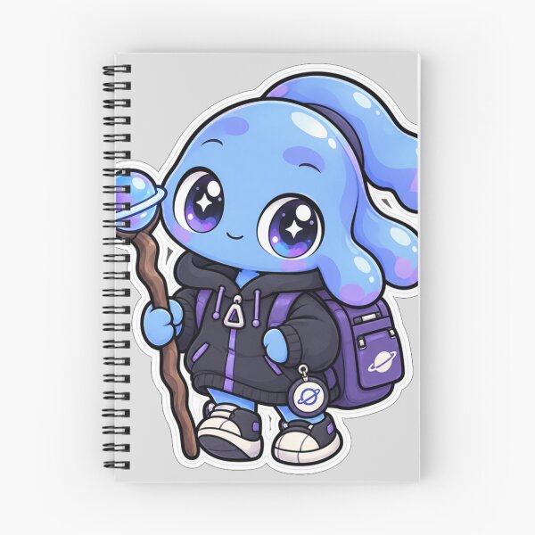 Item preview, Cute Space Wizard Alien - Kawaii Sticker designed and sold by NovaToons.