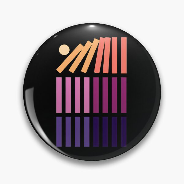 Item preview, Falling Bars Geometric Sunset designed and sold by andrasmar.