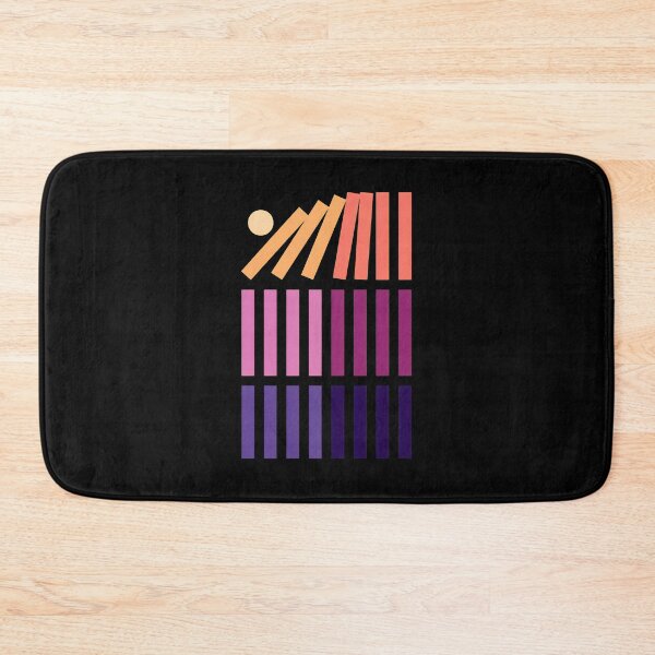 Item preview, Falling Bars Geometric Sunset designed and sold by andrasmar.