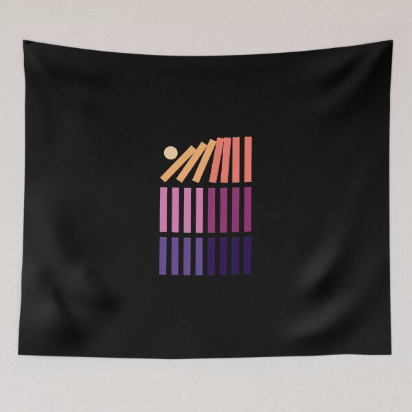 Item preview, Falling Bars Geometric Sunset designed and sold by andrasmar.