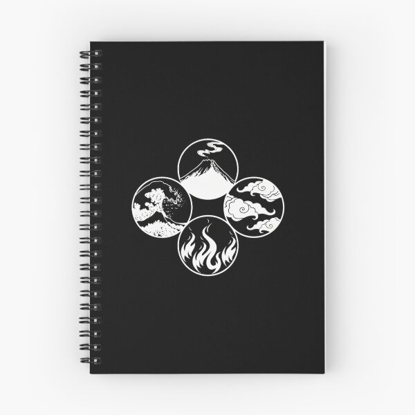 Item preview, Elemental Forces: Volcano, Wave, Clouds, Fire Circles designed and sold by helencacu.