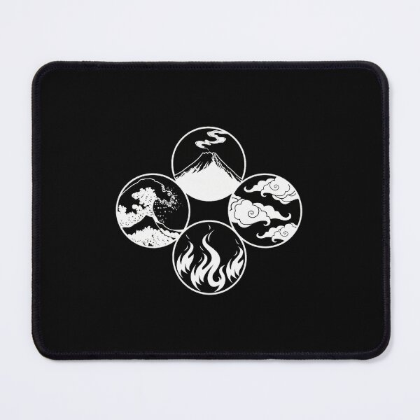 Item preview, Elemental Forces: Volcano, Wave, Clouds, Fire Circles designed and sold by helencacu.