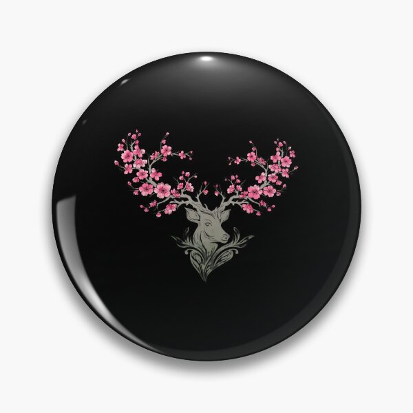 Item preview, Enchanted Deer with Cherry Blossoms Art designed and sold by sotospor.