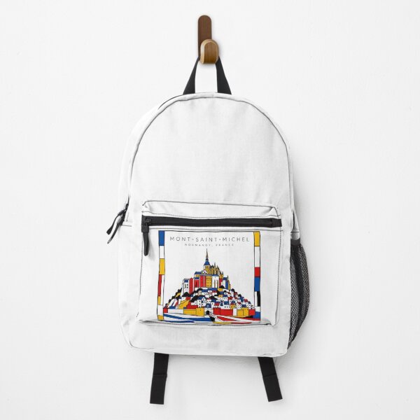 Item preview, Mont-Saint-Michel Abbey Normandy Mondrian Style 3D Poster designed and sold by CMYKStudio.