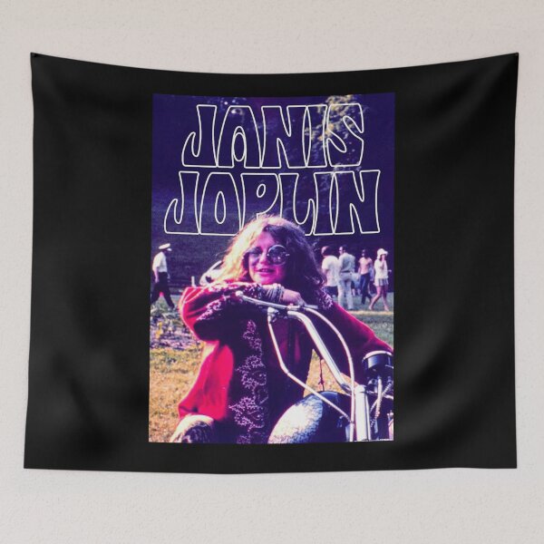 Item preview, Vintage Janis Joplin Black and White Graphic Poster Design designed and sold by Nfx2.