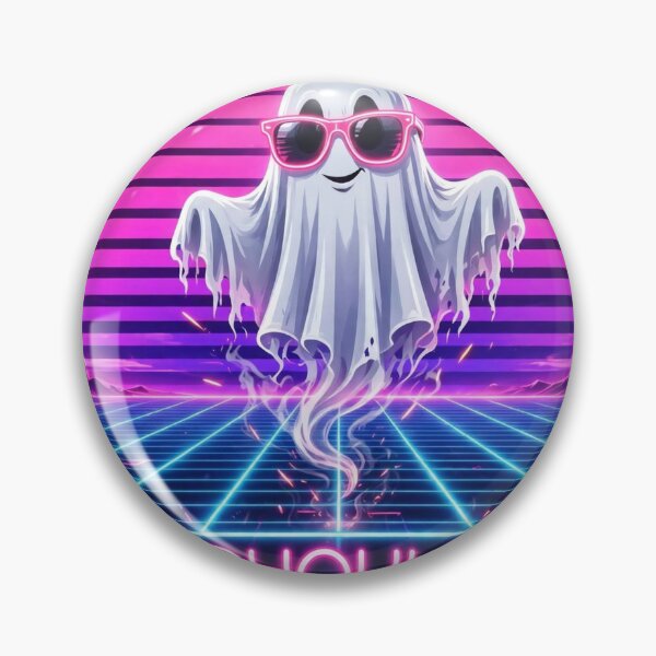 Item preview, Ghouls Just Wanna Have Fun Shirt – Retro 80s Neon Ghost Tee designed and sold by KERK Art and Design.