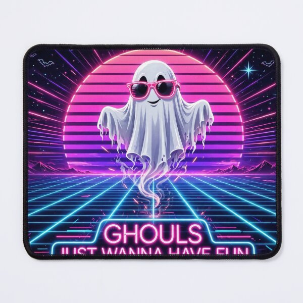 Item preview, Ghouls Just Wanna Have Fun Shirt – Retro 80s Neon Ghost Tee designed and sold by KERK Art and Design.