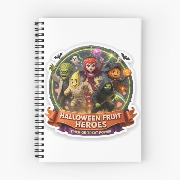 Item preview, Halloween Fruit Heroes - Trick or Treat Squad designed and sold by FrutiToons.