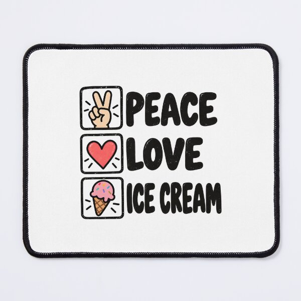 Item preview, Peace Love Ice Cream  designed and sold by CelidaBonde.