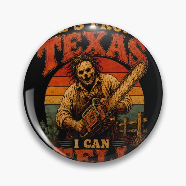 Item preview, Retro Hes From Texas I Can Tell Chainsaw Horror Halloween designed and sold by Strow--bary.