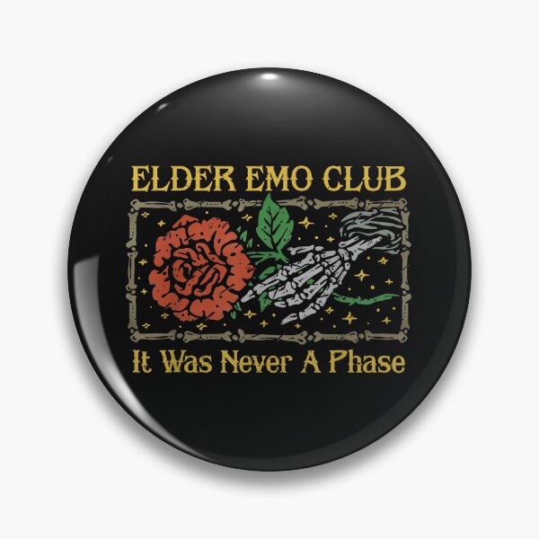 Item preview, Elder Emo Club It Was Never A Phase designed and sold by JuliusDavis5.