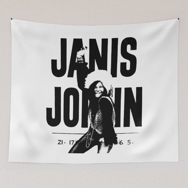 Item preview, Vintage Janis Joplin Black and White Graphic Poster Design designed and sold by Nfx2.