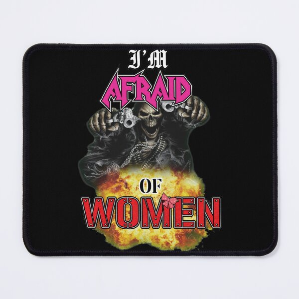 Item preview, I'm Afraid Of Women Skeleton Guns Explosion designed and sold by SERGIWKINS.
