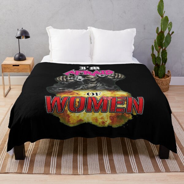 Item preview, I'm Afraid Of Women Skeleton Guns Explosion designed and sold by SERGIWKINS.