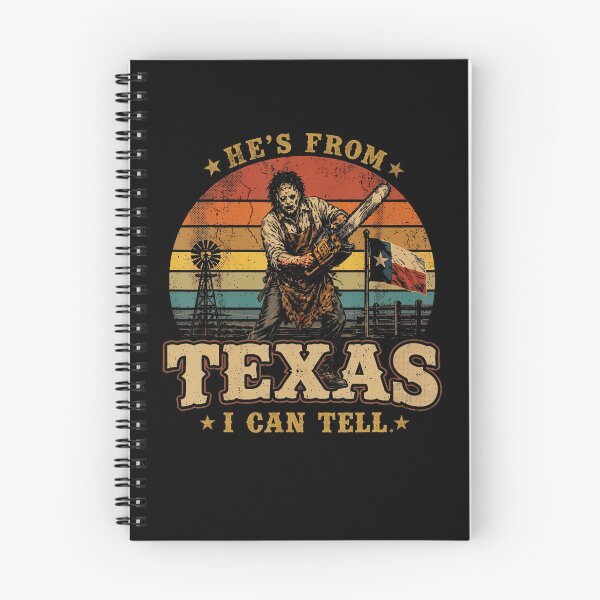 Item preview, He'S From Texas I Can Tell Lone Star Scary Horror Halloween designed and sold by Strow--bary.