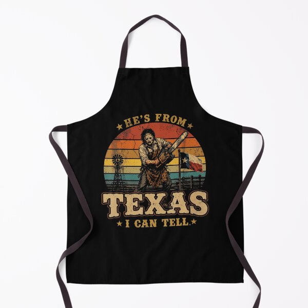 Item preview, He'S From Texas I Can Tell Lone Star Scary Horror Halloween designed and sold by Strow--bary.