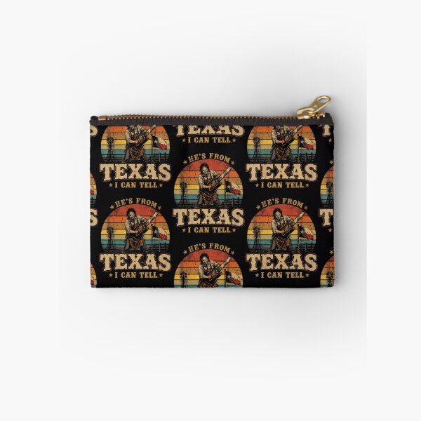 Item preview, He'S From Texas I Can Tell Lone Star Scary Horror Halloween designed and sold by Strow--bary.